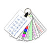 Pediatric 5 Card Badge Card Keychain Set