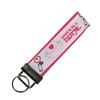Proud to be a Nurse Pink Border Keychain