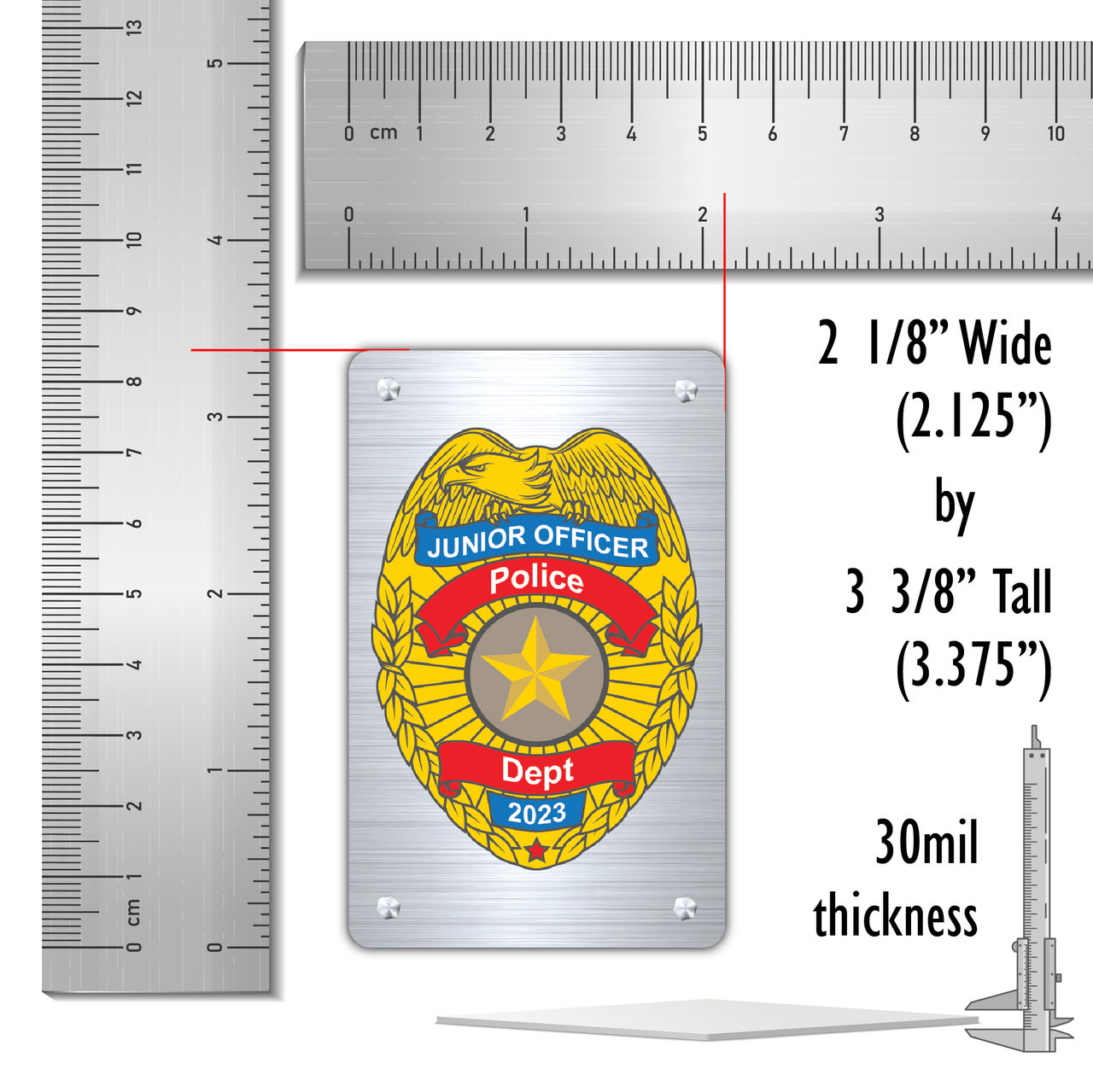 Custom .75 Standard Badge Reel with Slide Clip - WeHa Print