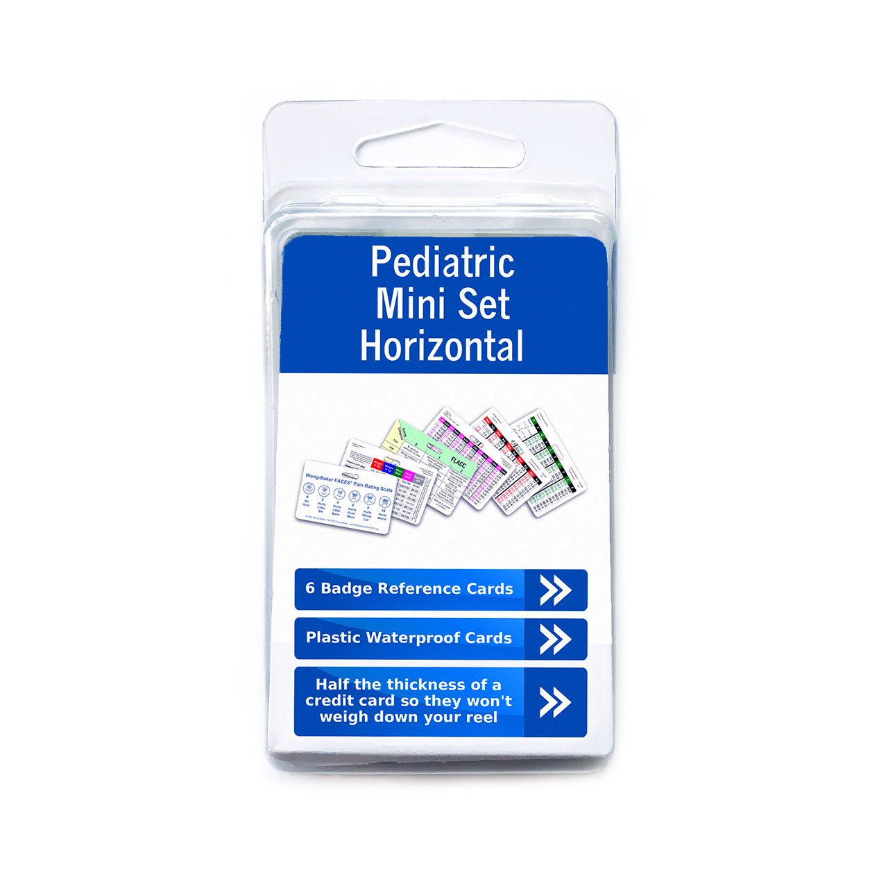 Mini Pediatric Set Badge Cards - 6 cards - Scrub Pocket