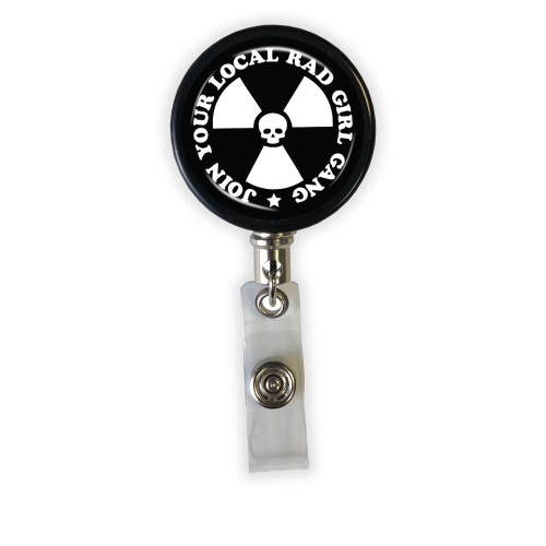 Rad Girl Gang Heavy Duty Steel Cord Badge Reel