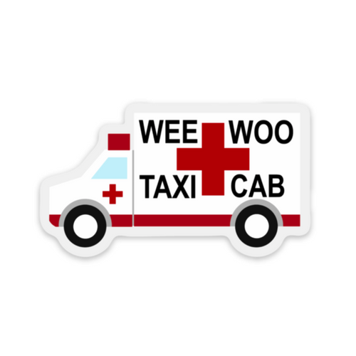 Wee Woo Taxi Cab Decal