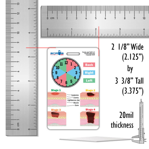 Wound Stages & Turn Clock Badge Card