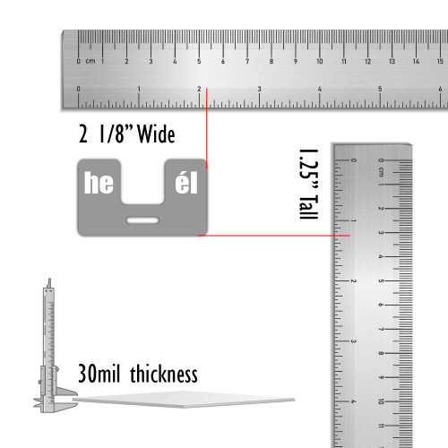 He Él Badge Buddy Topper