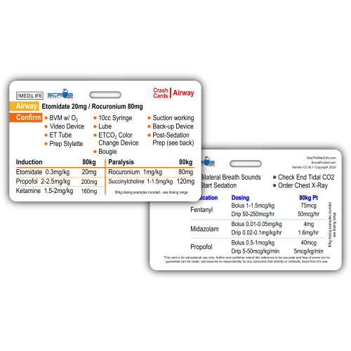 Airway Crash Card Badge Card