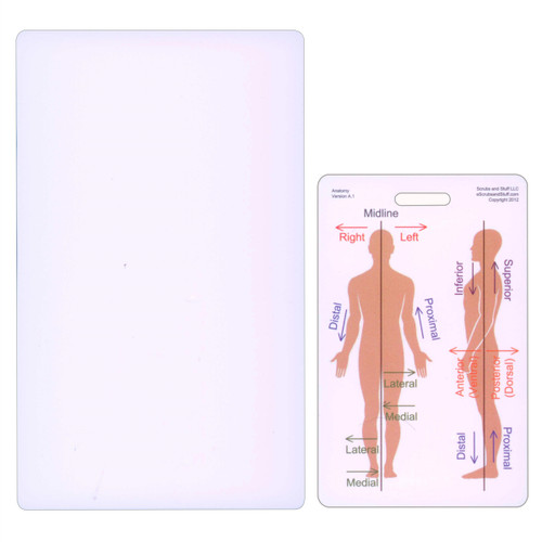 Blank Plastic Make Your Own Index Pocket Card