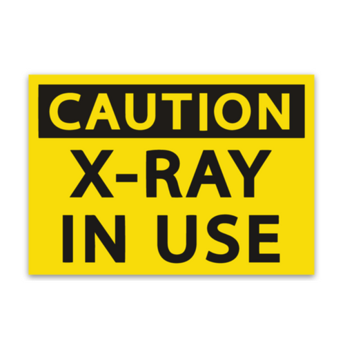 Caution: X-Ray Decal