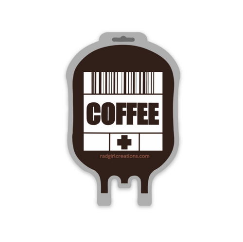 Coffee IV Stat Decal