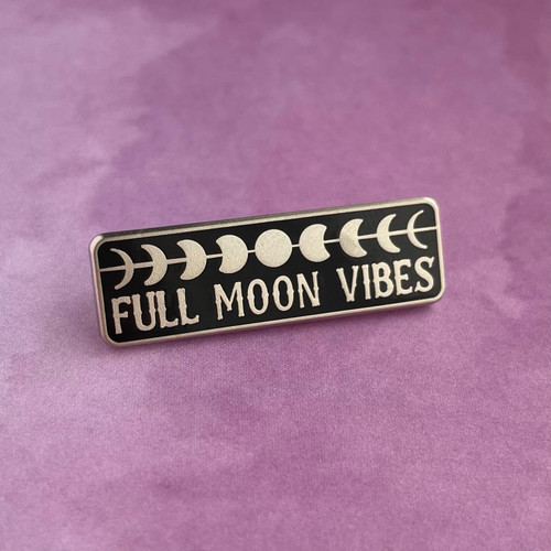 Full Moon Vibes Pin