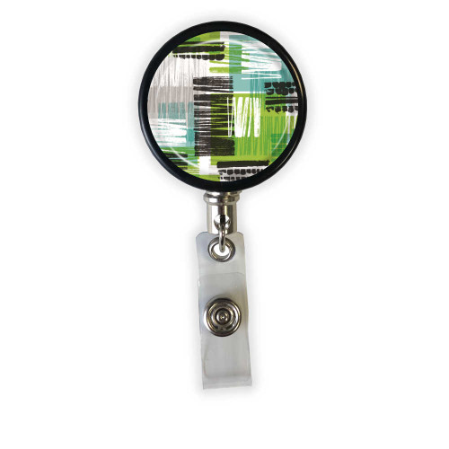 Green Zebra Heavy Duty Steel Cord Badge Reel