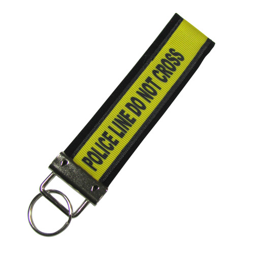 Police Line Do Not Cross Keychain