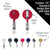 Custom .75" Standard Badge Reel with Slide Clip