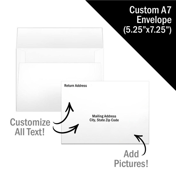 Custom A7 Envelope (5.25x7.25)