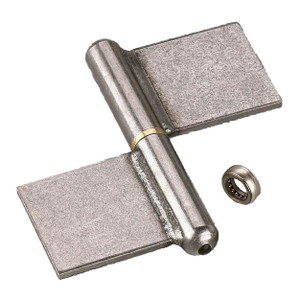 Lift Off Flag Hinges - Mild Steel with Steel Pin and Ball Bearing Washer