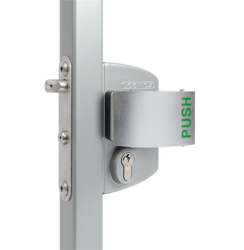 Locinox Gate Lock LPKQ40 U2 Zilv w/ Push Pad & Cylinder VSZ Locinox Gate Lock LPKQ40 U2 Zilv w/ Push Pad & Cylinder VSZ