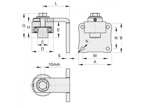 Top Pivot (Bi-Fold) VC4111.B50