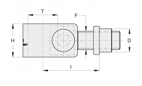 Galvanised Wrap Around Hinge