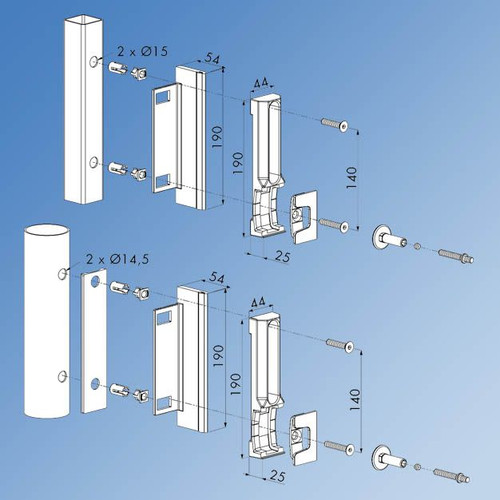 Swing Gate High Security Keep - SHKL