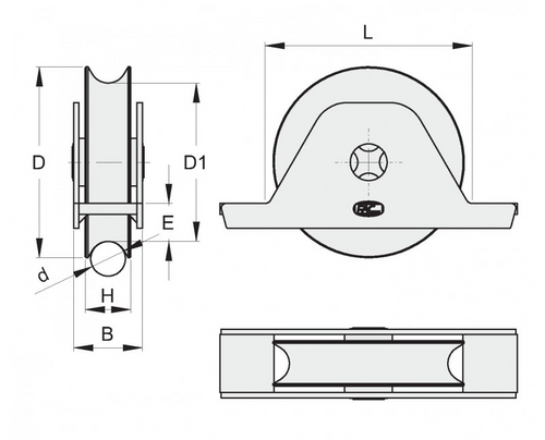 Wheel with Internal Support Bracket