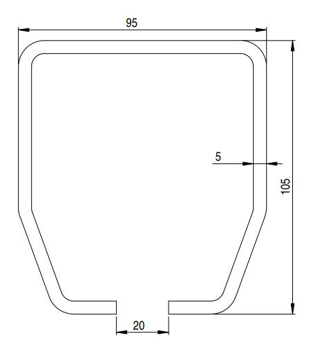 K-2000 Top Track 3000mm
