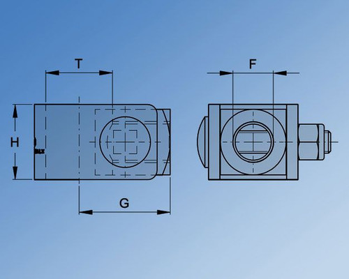 Internal Threaded Hinge