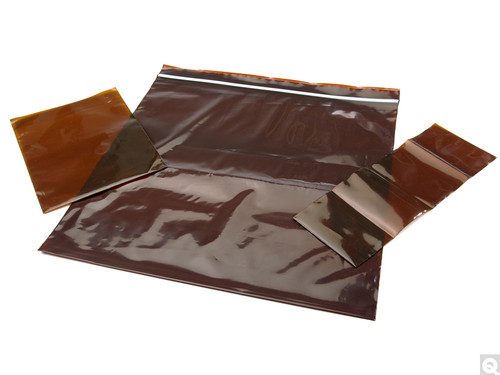 6 x 8" LDPE 3 MIL Amber Zip Bag(BAG-09928)