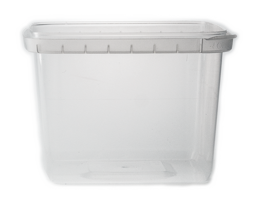 500 ML NATURAL PP - POLYPROPYLENE TAMPER EVIDENT TUBS 500 CS(330028)