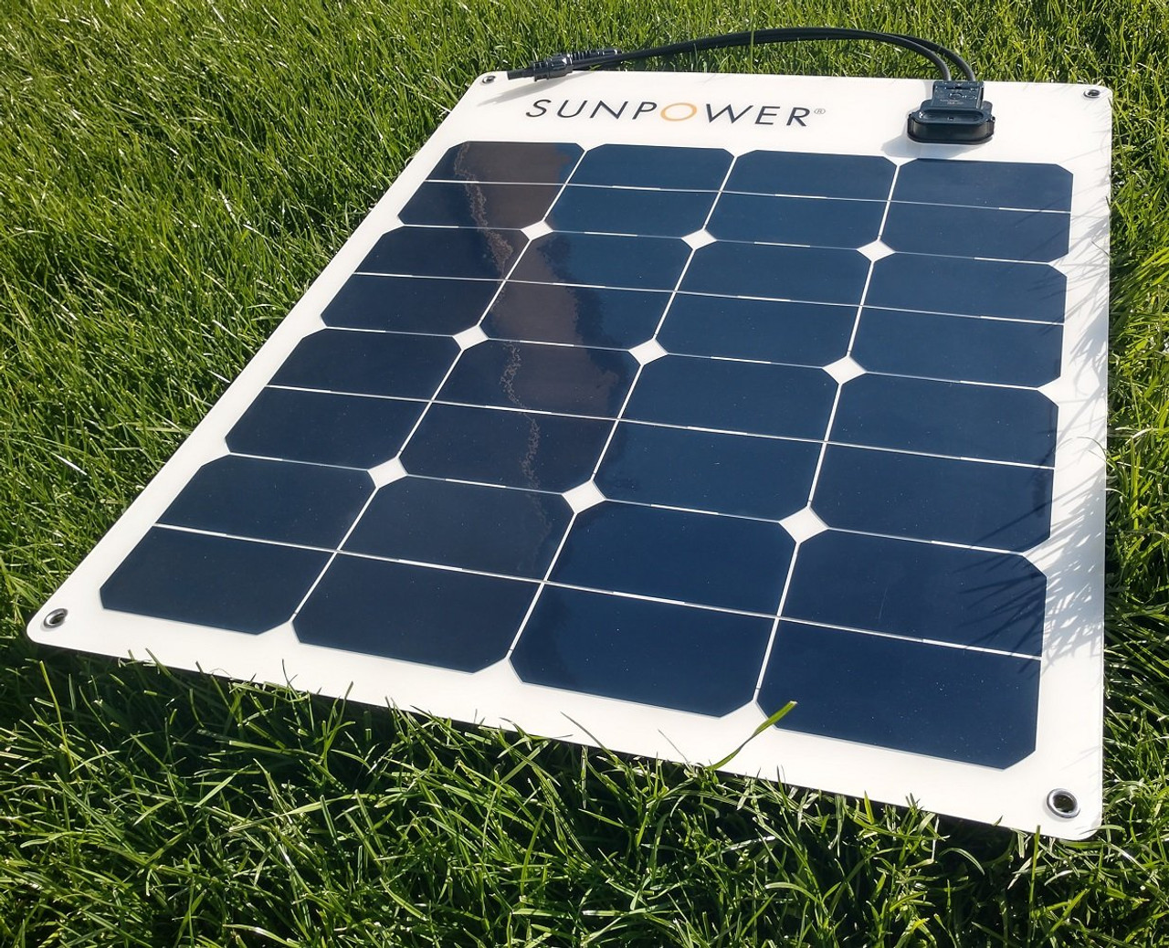 SunPower® 50 Watt Flexible Monocrystalline High Efficiency Solar Panel