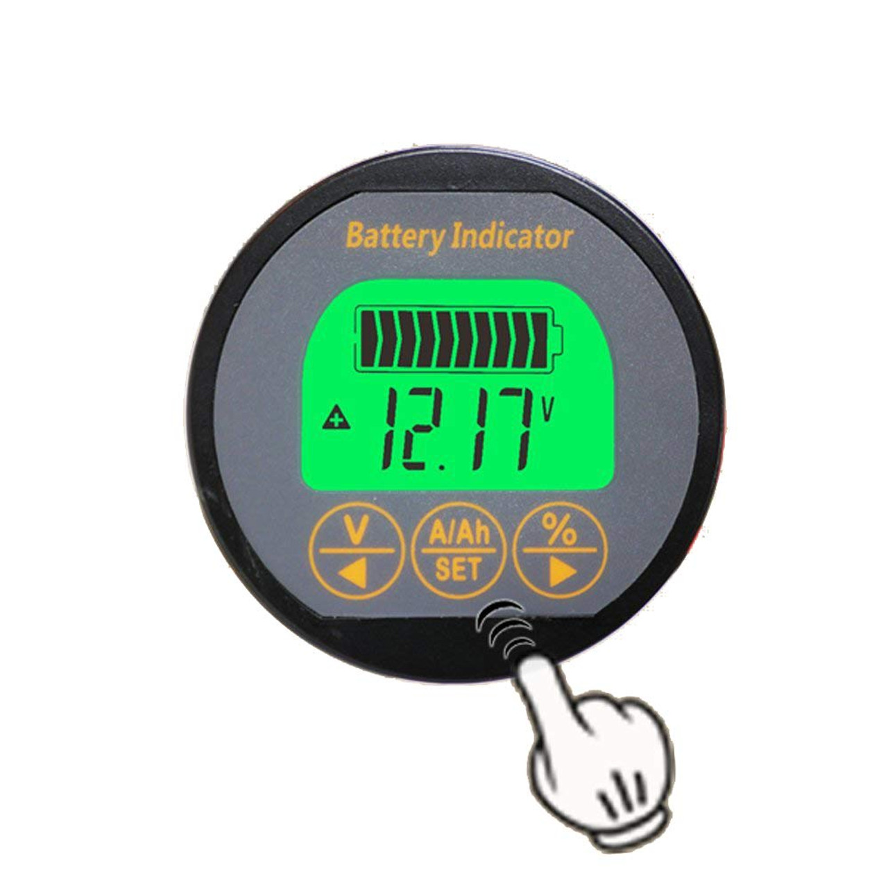AiLi Battery Monitor Voltmeter Ammeter Voltage Current Meter 8-80V 0-100A Auto Car Motor Boat Caravan RV Motorhome