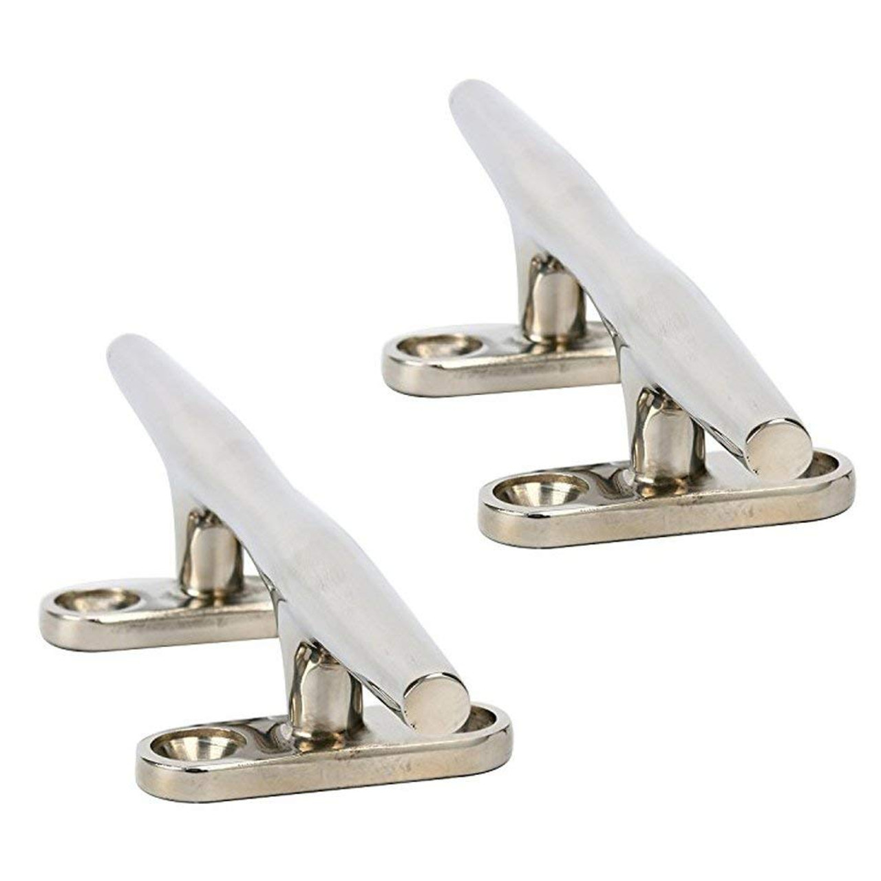 Amarine Made 4pcs Stainless Steel Open Base Cleat - 8"