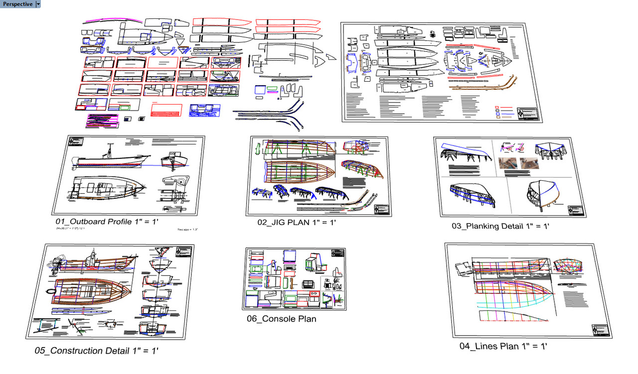 Marissa Eco 18 Plans and CNC (.DXF) FILES - B&B Yacht Designs