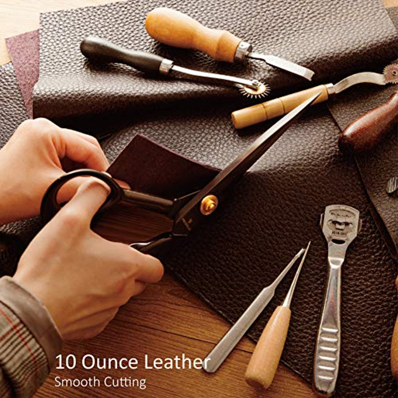 8 Tailor Upholstery Scissors Shears HEAVY DUTY - Stainless Steel RAZOR  SHARP)