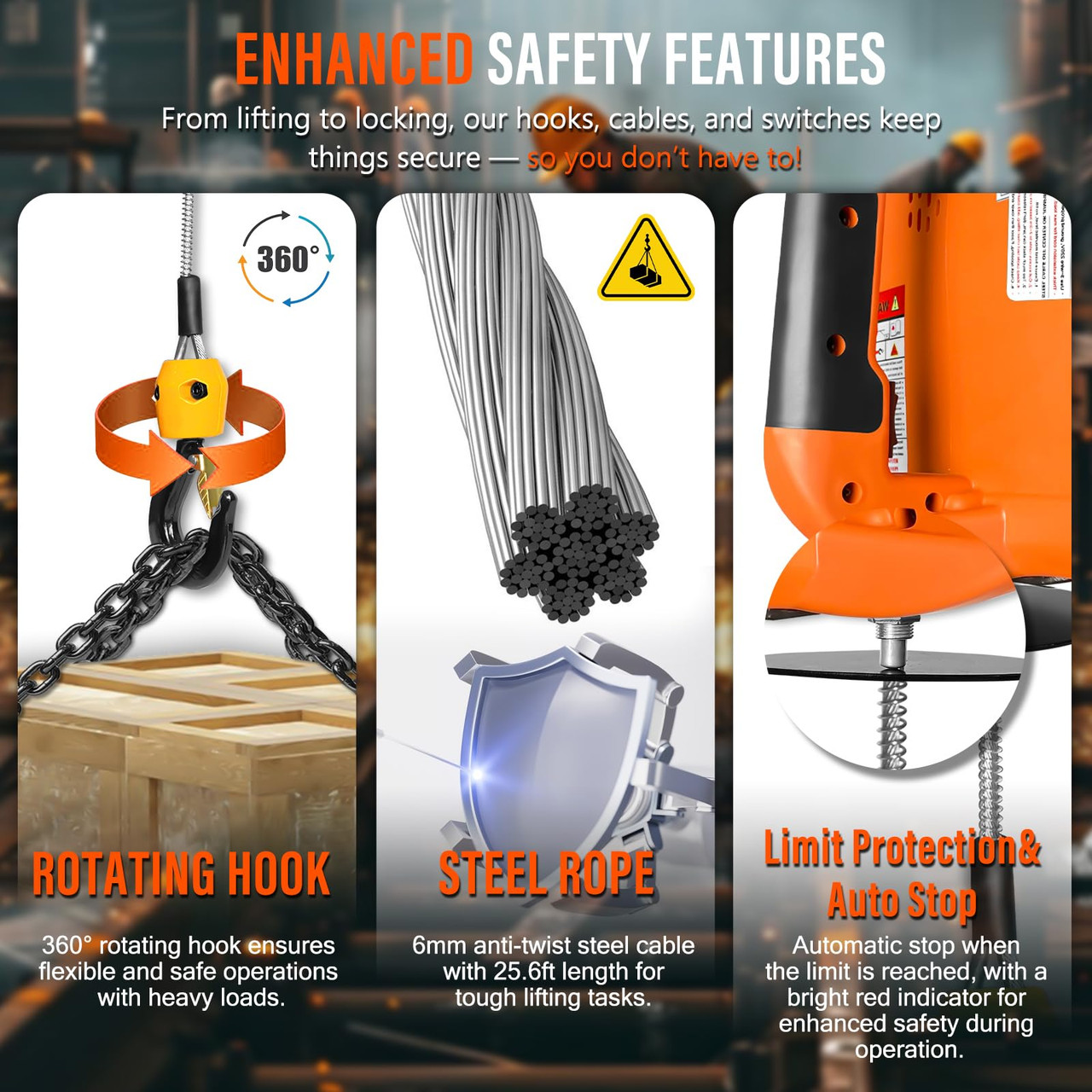 YATOINTO 3 in 1 Electric Hoist Winch, 1100lbs Portable Electric Power Winch with Wire and Wireless Remote Control, 120V Electric Hoist Crane, Overload Protection 25ft Lifting Height for Towing