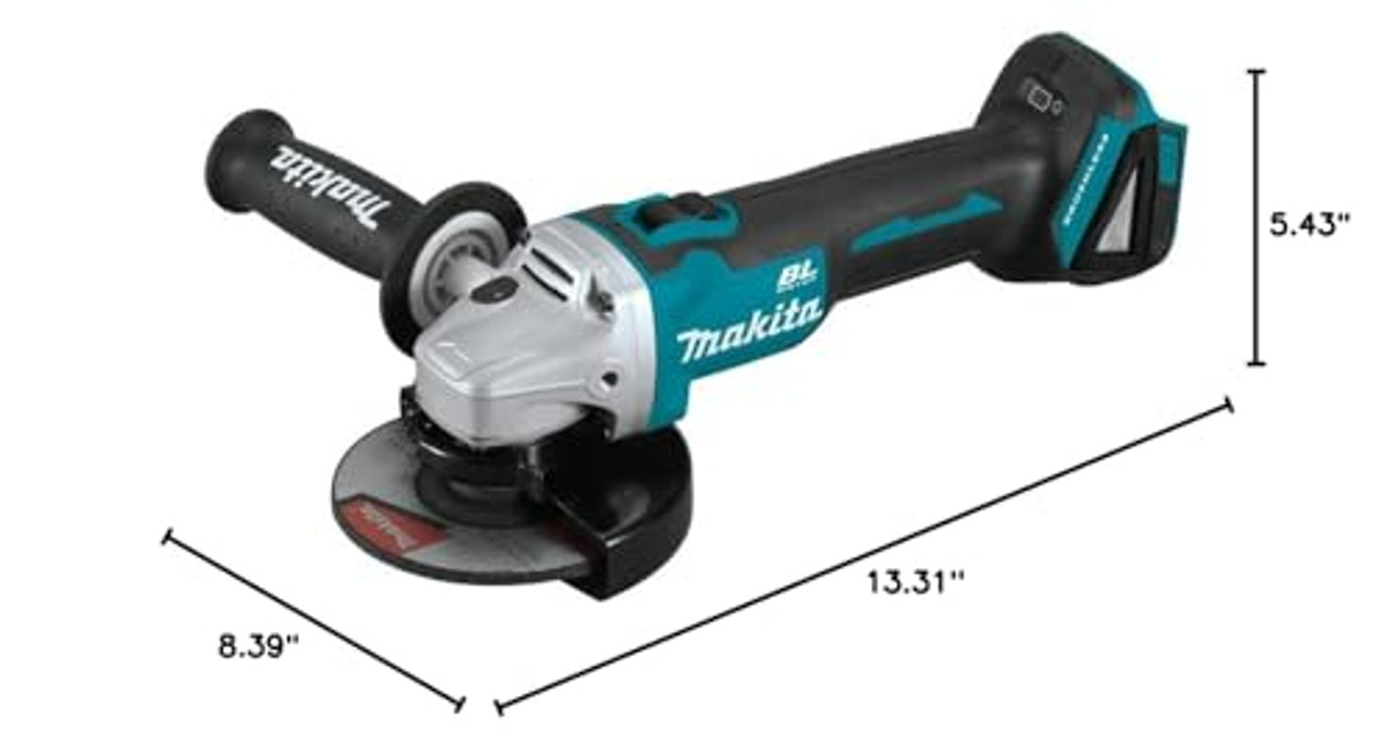 Makita XAG09Z 18V LXT Lithium-Ion Brushless Cordless 4-1/2"/5" Cut-Off/Angle Grinder
