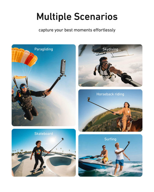 TELESIN Selfie Stick Long Pole (118"/3M),Carbon Fiber Waterproof Dive Extension Monopod for GoPro 13 12 11 10 9 DJI Osmo 360 Action 3 4 5 Pocket 3 Insta360 X4 X5 Go 3 Ace Pro Bike Motorcycle Accessory TELESIN Selfie Stick Long Pole (118"/3M),Carbon Fiber Waterproof Dive Extension Monopod for GoPro 13 12 11 10 9 DJI Osmo 360 Action 3 4 5 Pocket 3 Insta360 X4 X5 Go 3 Ace Pro Bike Motorcycle Accessory