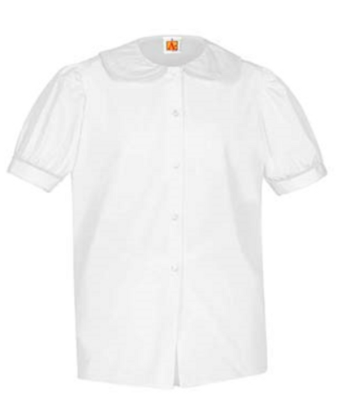 Puffed SS Broadcloth Blouse