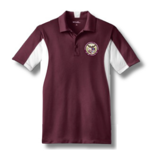 Staff Men's Side Blocked Micropique Sport Wick Polo