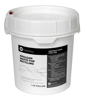 PureWay 1.25 gallon Amalgam Recycling Bucket - Mail back