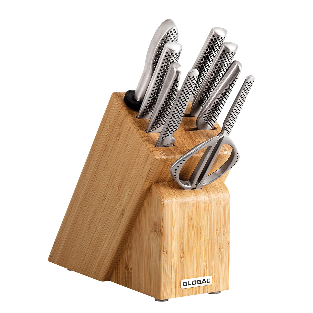 Genuine! GLOBAL Ikasu X 10 Piece Knife Block Set! Made in Japan! RRP  $1399.00!