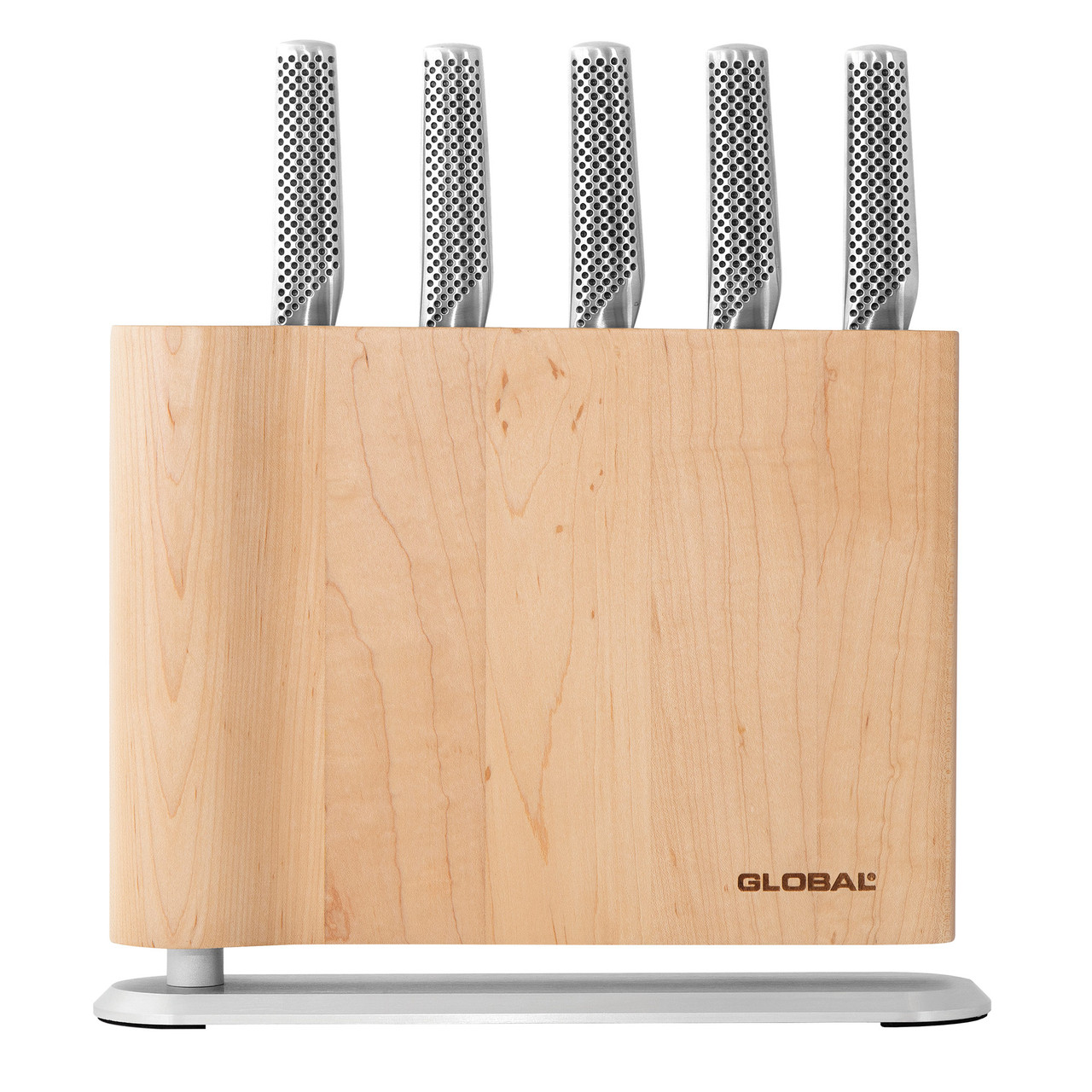 Global UKON 6 Piece Knife Block Set — KitchenKapers