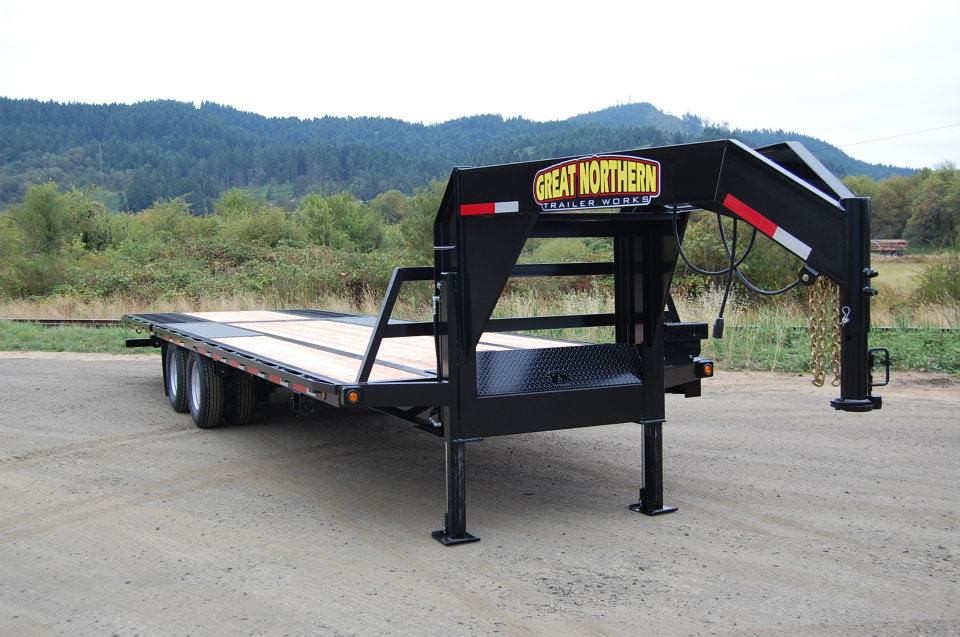Great Northern 8 5 X 25 24k Low Pro Gooseneck Trailer Gn25 24k Bendtrailers Com