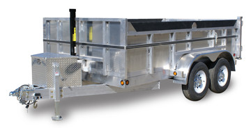 Aluminum Dump Trailer >> Mission Trailers Mission 7 X 14 12k Utility Dump Trailer Aluminum Dump Trailer >> Mission Trailers Mission 7 X 14 12k Utility Dump Trailer