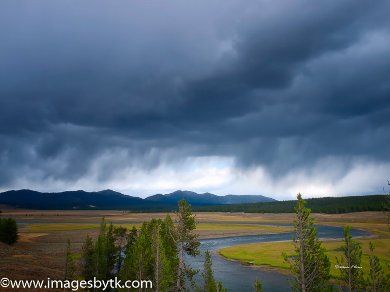 Storm Approaching Yellowstone National Park T&K Images Fine Art