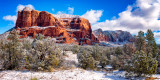 Yavapai Vista Trail with Snow -  Sedona