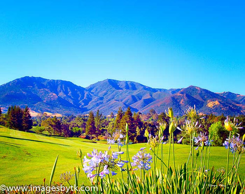 Oakhurst Golf Course and Mt. Diablo - California
