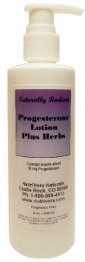 Naturally Radiant Natural Progesterone Crème 8 oz Lotion NutriVera