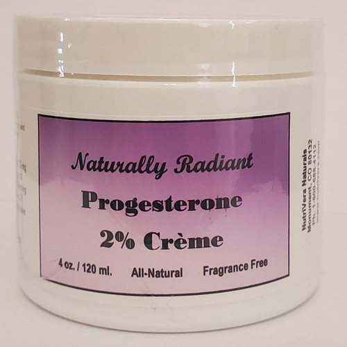 Naturally Radiant Natural Progesterone Cream 4oz