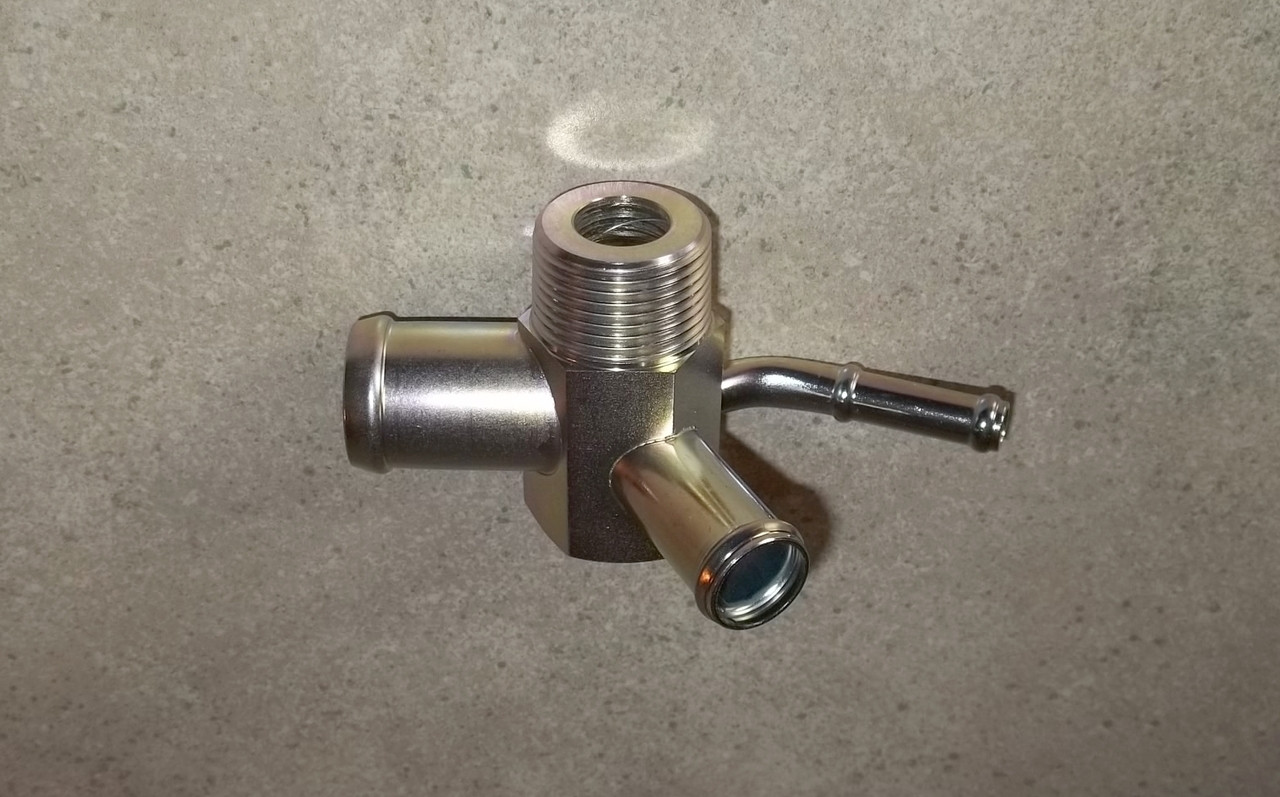 Water Fitting Under Intake Manifold For 720 & D21 Hardbody Pickup Truck