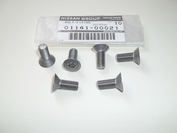 Set Of 6 TORX Drive Center Bearing Retainer Bolts Datsun
