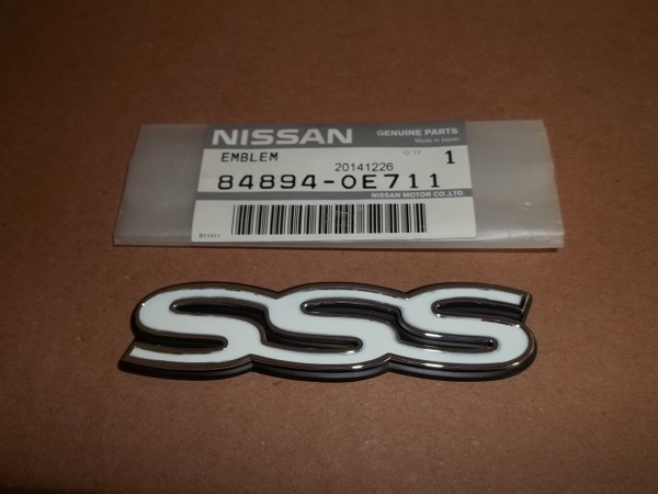 Stick-On SSS Emblem U13 Bluebird Universal Fit On Any Nissan Or